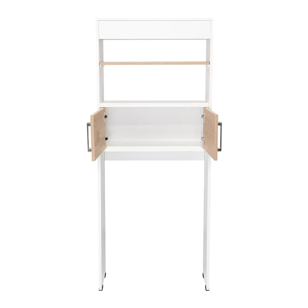 GABINETE DE BAÑO AQUA 5, CAFÉ CLARO Y BLANCO DUQUEZA , CON DOS PUERTAS PARA SU ALMACENAMIENTO - Image 12