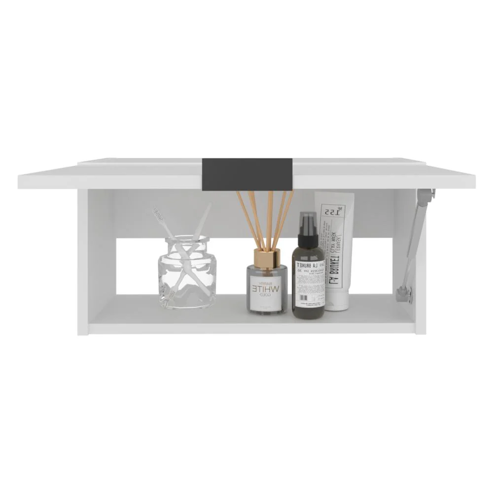 GABINETE DE BAÑO ELSAH, KRONOS BLANCO, CON ESPACIO PARA COLOCAR OBJETOS ZF - Image 2