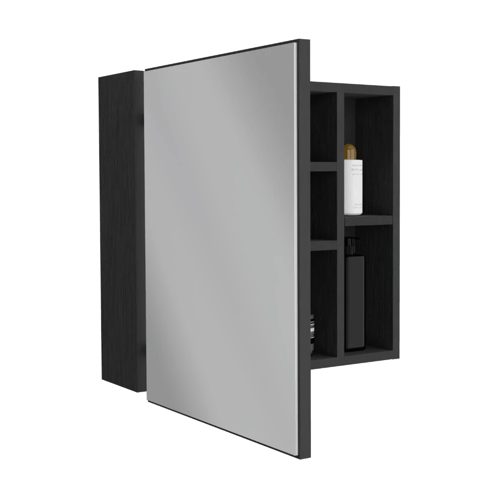 GABINETE DE BAÑO, OMAINA, WENGUE, CON AMPLIO ESPACIO PARA GUARDAR OBJETOS DE ASEO ZF - Image 2