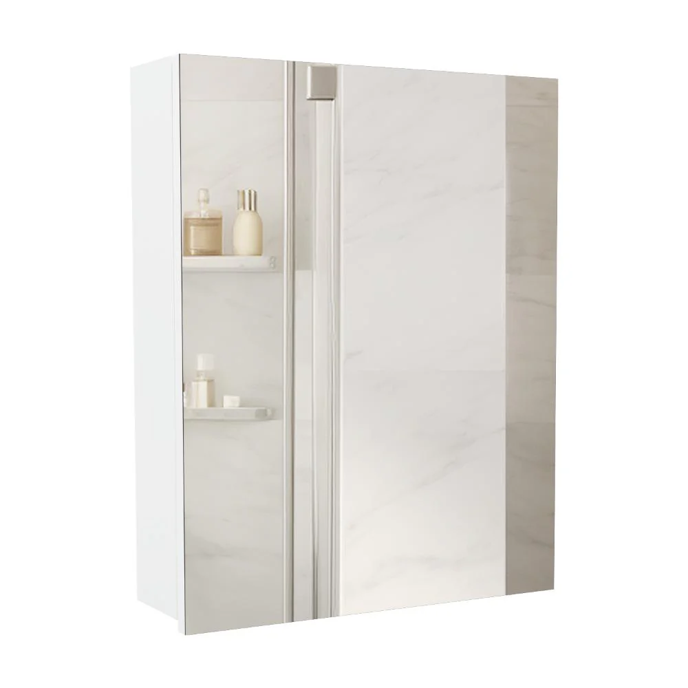 GABINETE DE BAÑO PÉRSICO, BLANCO, CON PUERTA ESPEJO Y DOS ENTREPAÑOS PARA UBICAR OBJETOS - Image 6