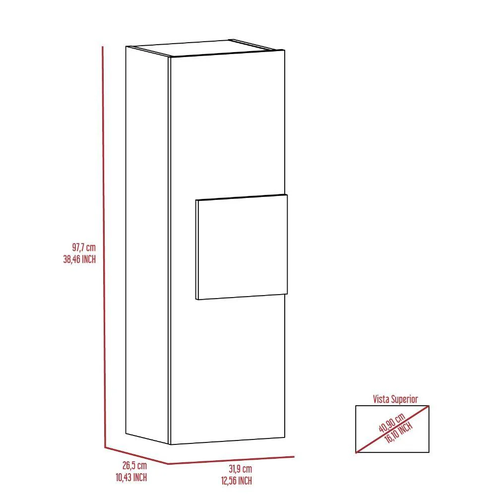GABINETE DE BAÑO PICASSO, BLANCO Y CAFÉ CLARO, CON ESPACIO PARA GUARDAR OBJETOS DE ASEO ZF - Image 14