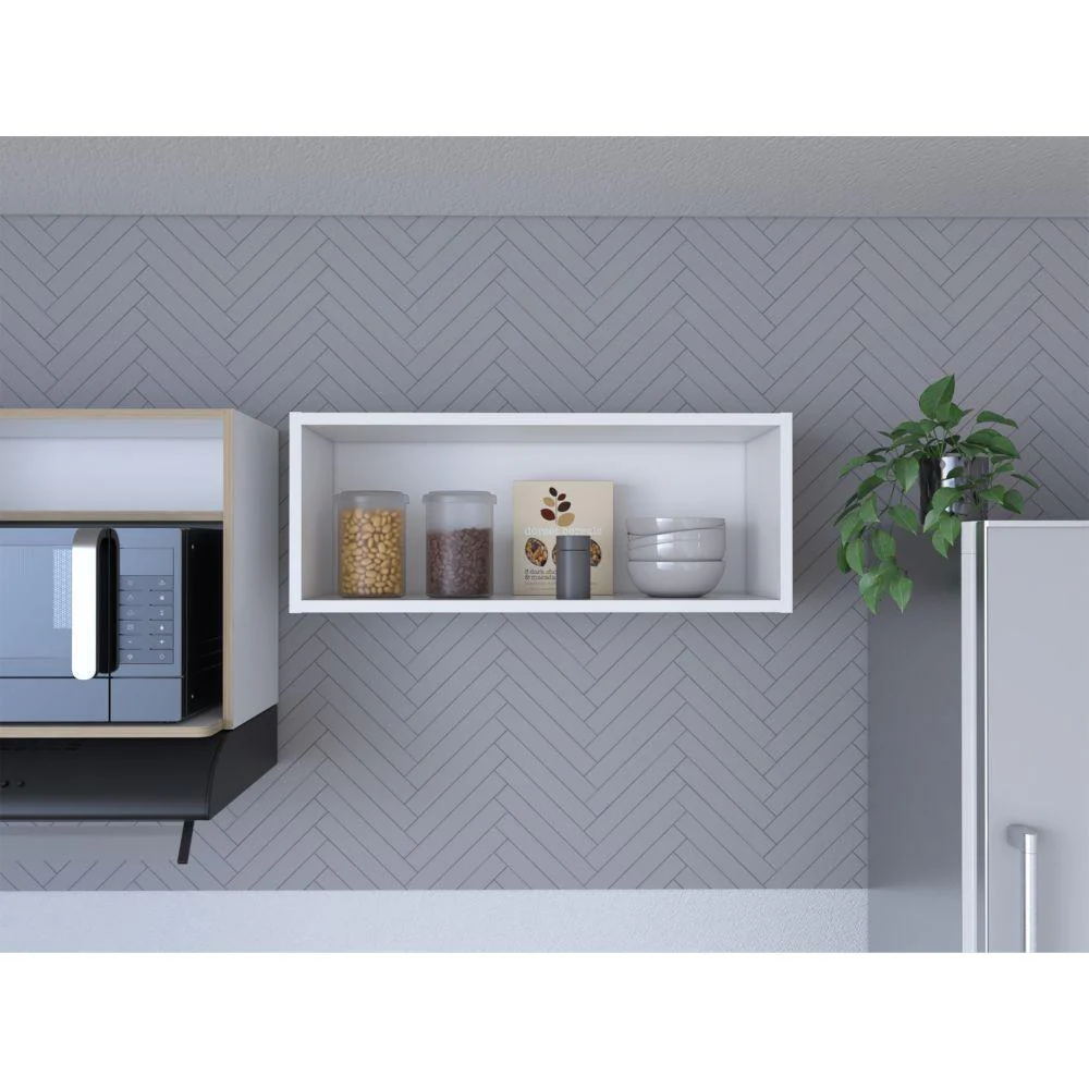 COMPLEMENTO GABINETE SUPERIOR MURIS, BLANCO PERLA, CON GRAN CAPACIDAD DE ALMACENAMIENTO - Image 3