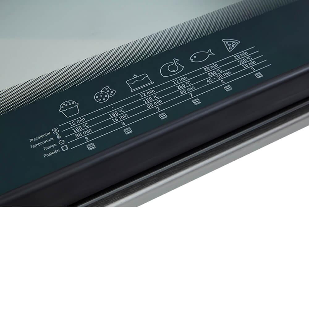 Horno eléctrico Tofu 60 cm Inox con vidrio negro 220V Haceb - Image 12