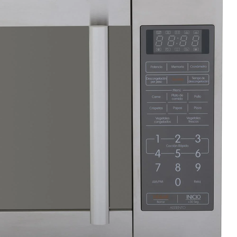 Horno Microondas Haceb Inox Con Grill Y Manija 1.1 (31 Litros) - Image 5