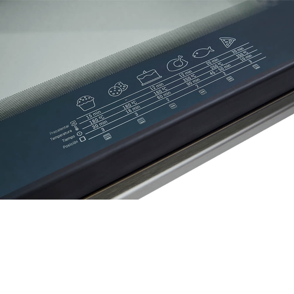 Horno mixto Tofu 60 cm inox con vidrio reflectivo gas natural 120V Haceb - Image 7