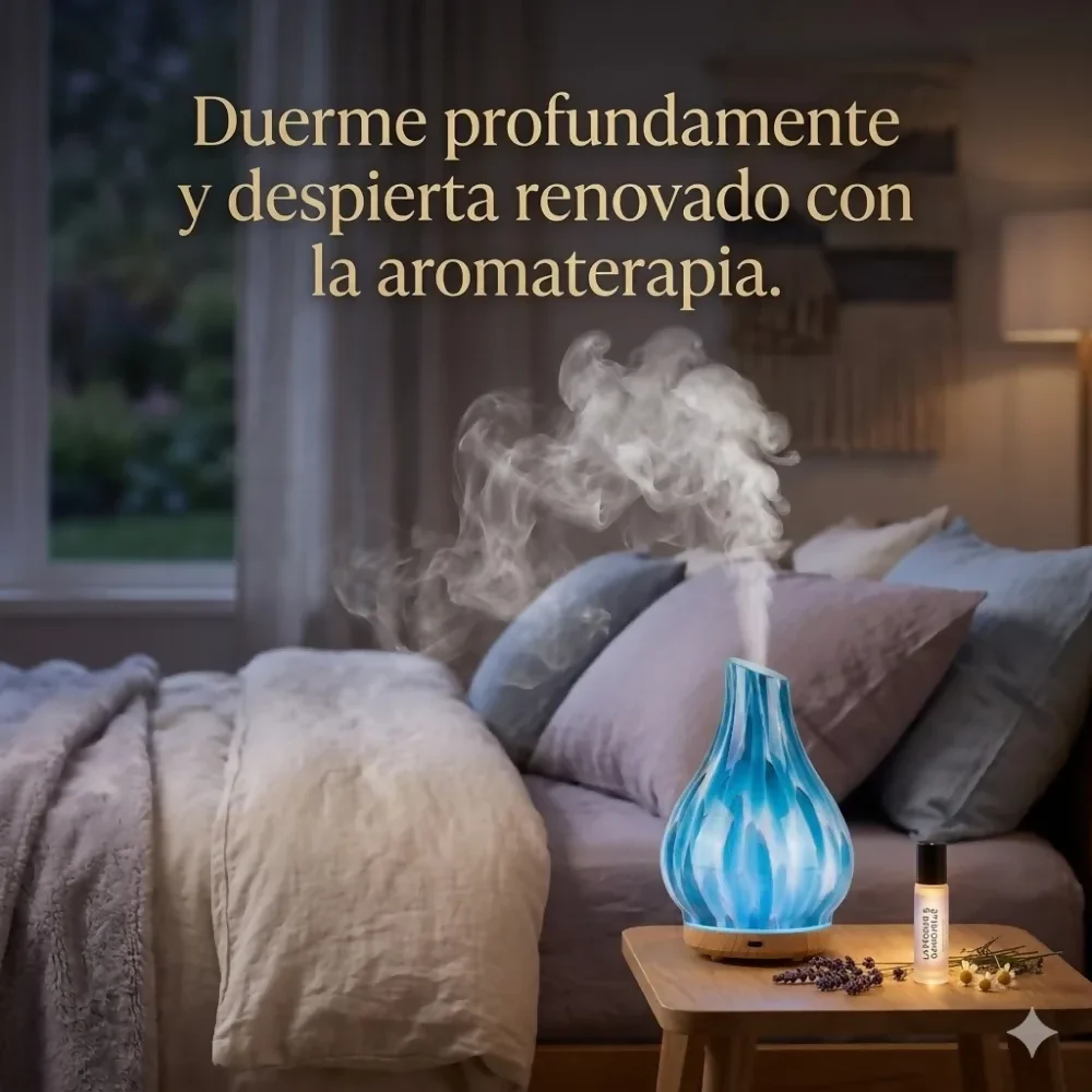 HUMIDIFICADOR DIFUSOR AROMAS ELÉCTRICO VIDRIO JARRÓN PREMIUM - Image 5