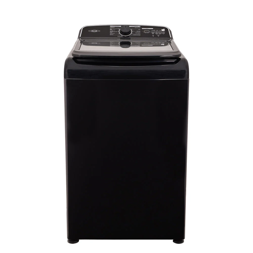 Lavadora Haceb Carga Superior 18 Kg Con Perilla, Negra