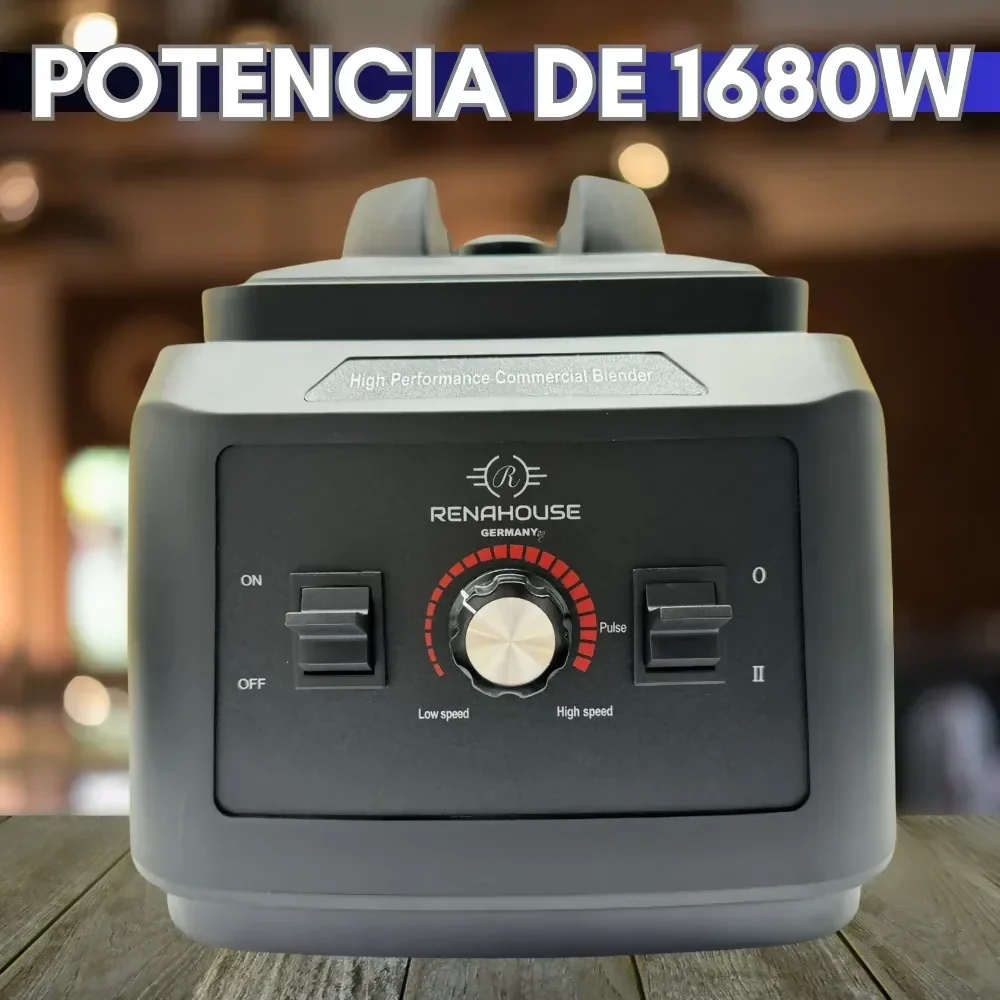 LICUADORA INDUSTRIAL RENAHOUSE GERMANY 6.5 LITROS 1680W - Image 3