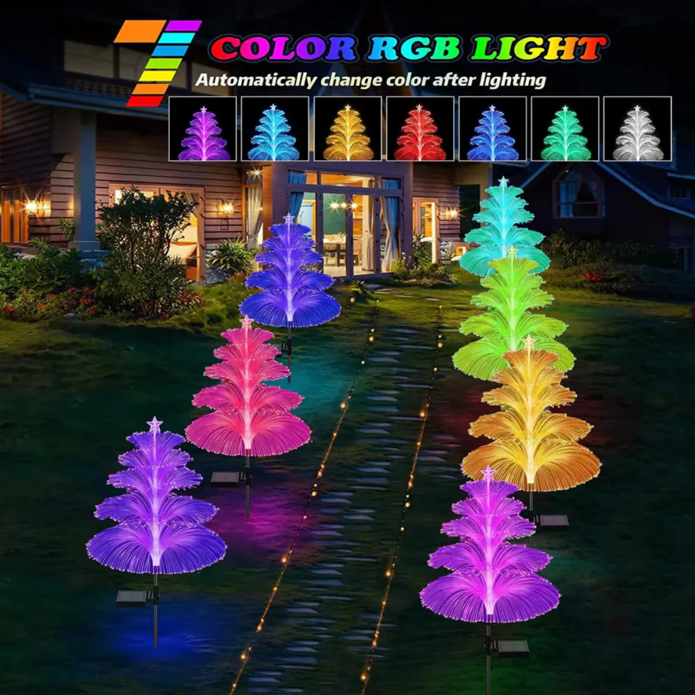 LUCES-SOLARES-NAVIDEÑAS-FUEGOS-ARTIFICIALES-ARBOL-NAVIDAD - Image 4