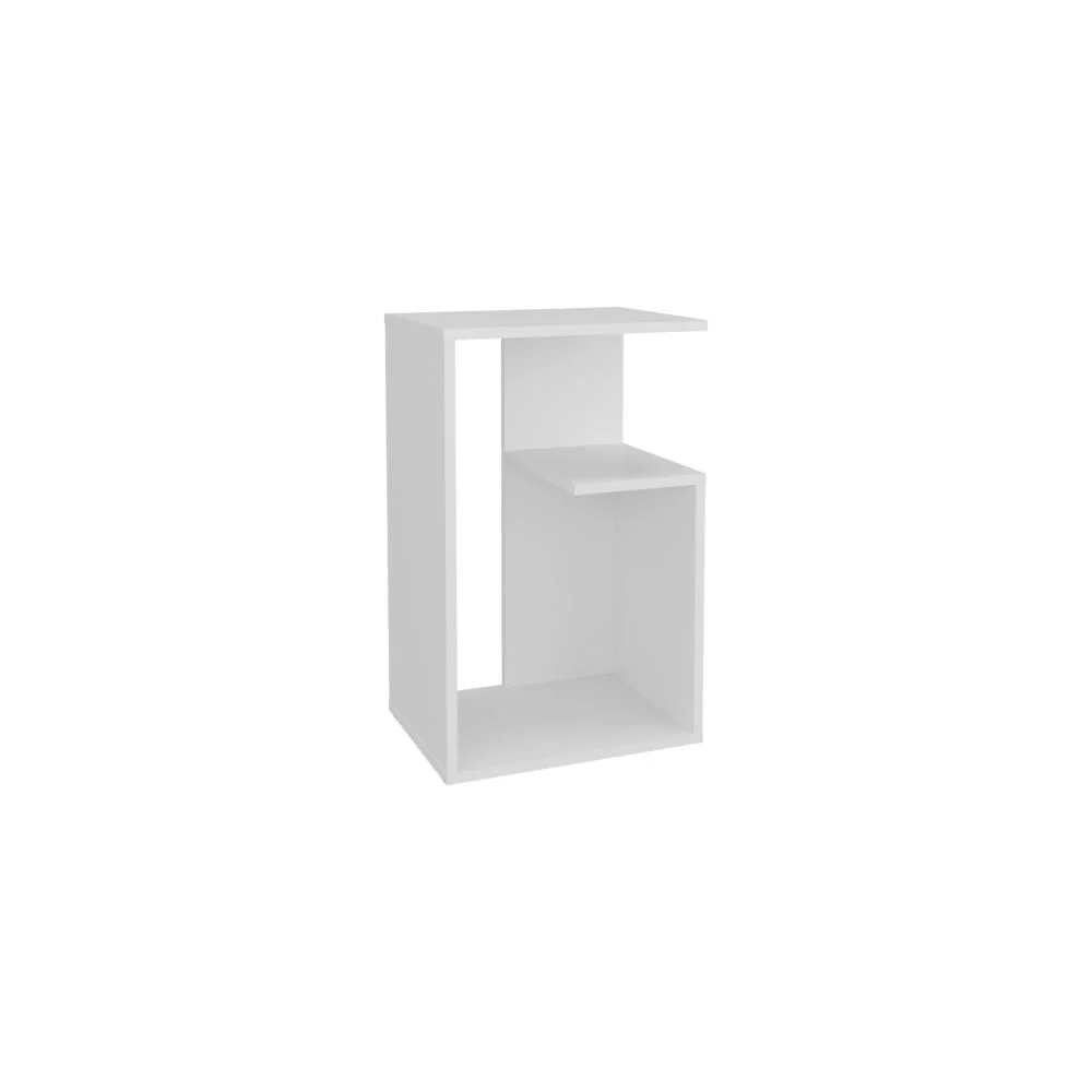 MESA AUXILIAR EVERT, BLANCO DUQUEZA CON DISEÑO MODERNO Y ESPACIO PARA UBICAR OBJETOS - Image 8