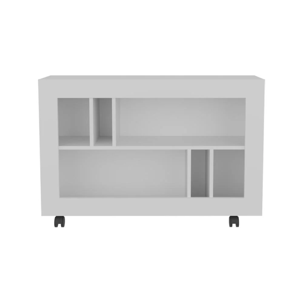 MESA AUXILIAR JORGE, BLANCO, CON  ESPACIO PARA GUARDAR OBJETOS COMO LIBROS Y DECORACION ZF - Image 5