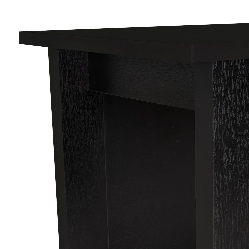 MESA AUXILIAR SARUME, WENGUE, CON UN ENTREPAÑO - Image 7