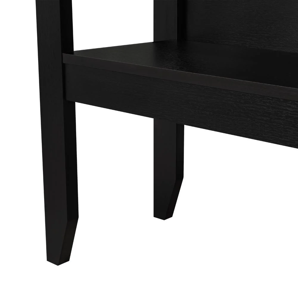 MESA AUXILIAR SARUME, WENGUE, CON UN ENTREPAÑO - Image 9