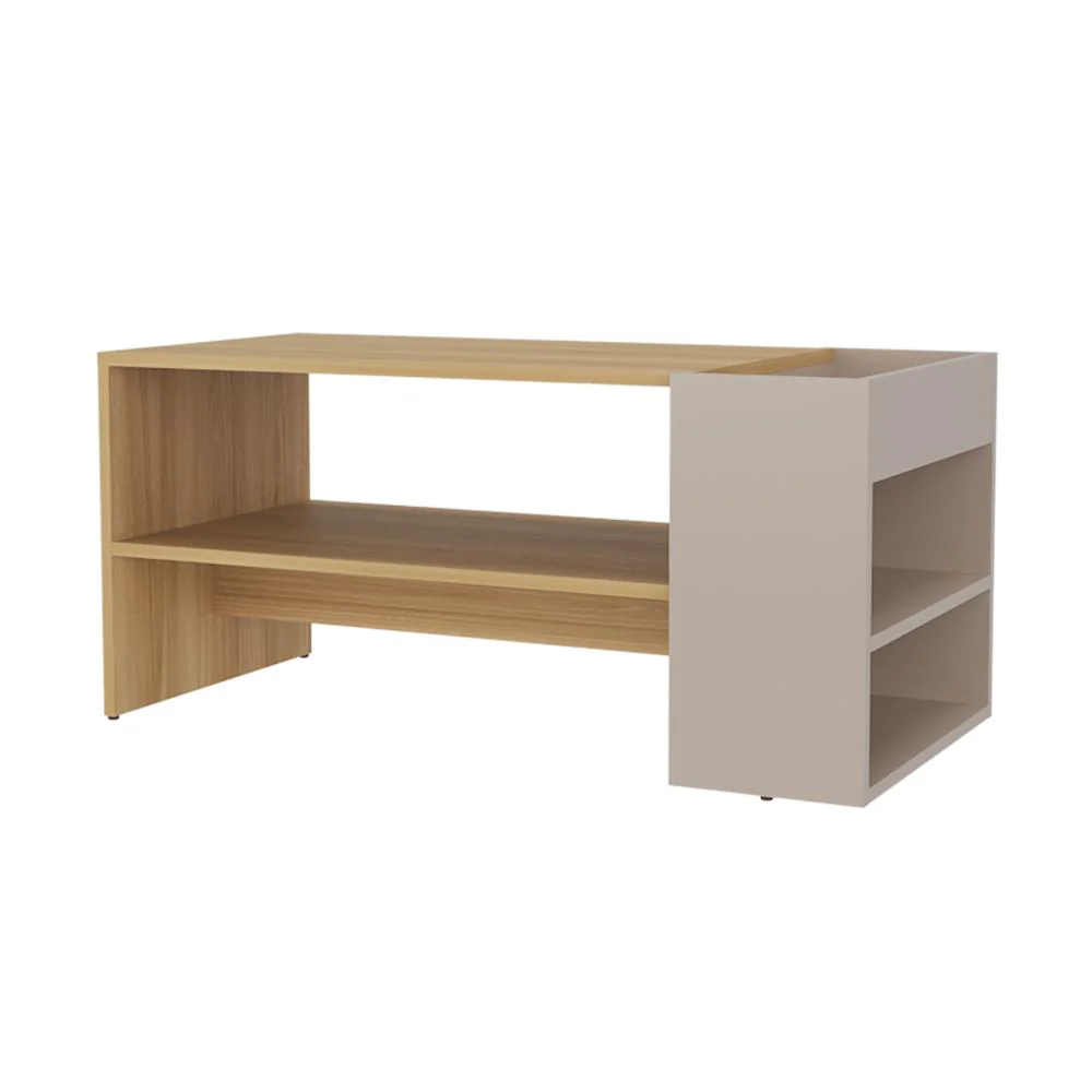 Mesa de Centro Larga Adel, Capri y Fresno Europeo, Con amplio espacio para decoración ZF - Image 4