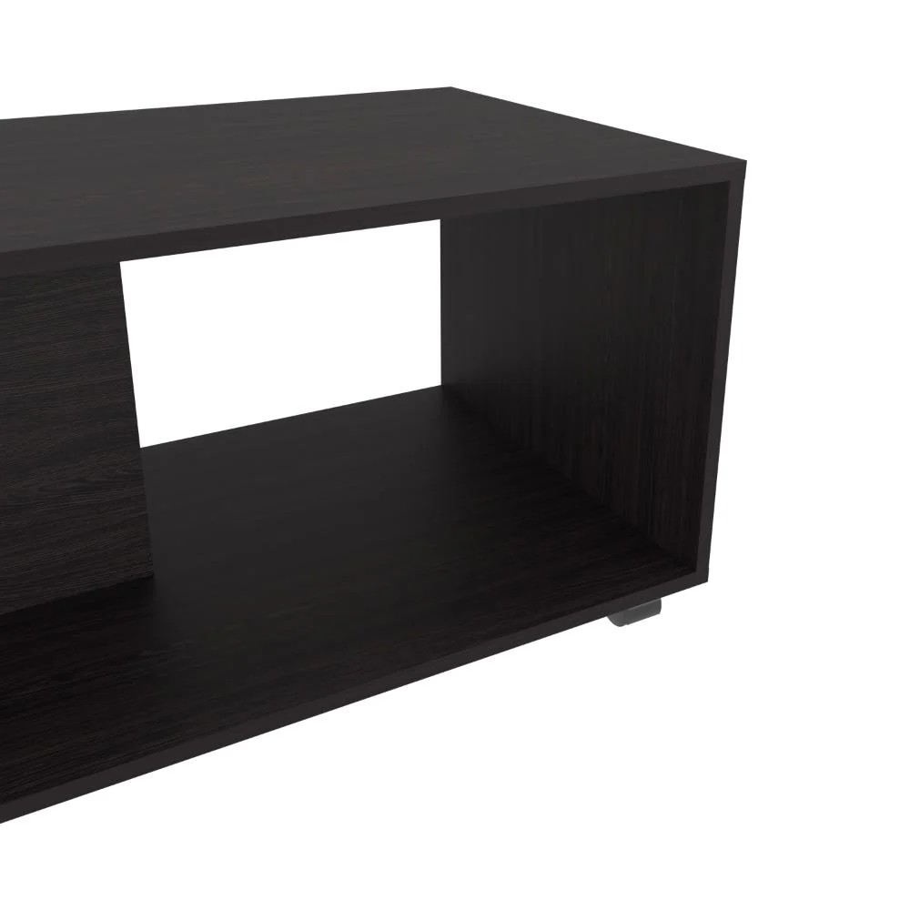 MESA DE CENTRO PATRICK, WENGUE, CON ESPACIO PARA COLOCAR OBJETOS DECORATIVOS ZF - Image 5