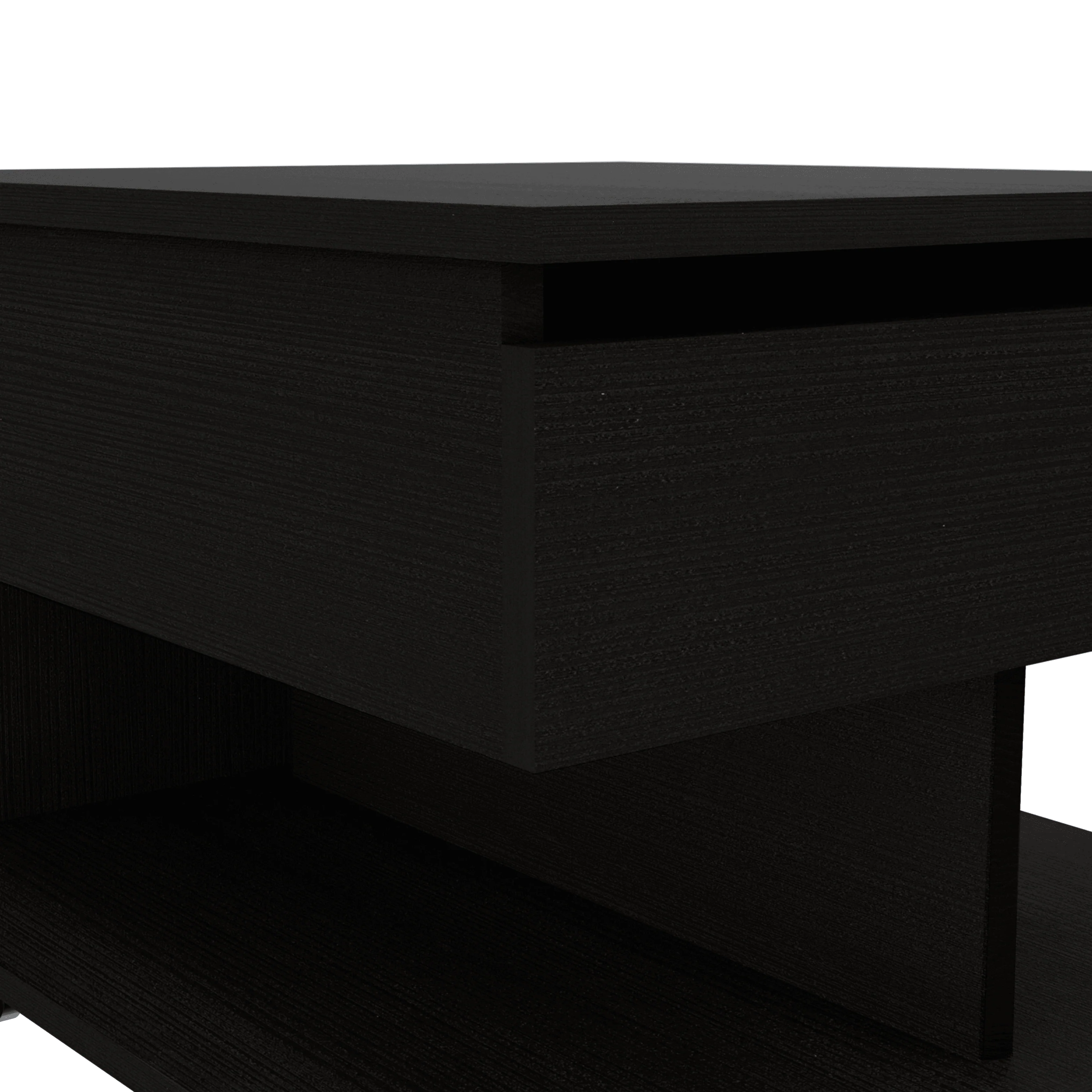 MESA AUXILIAR SALENTO, WENGUE, EXTENSIBLE CON GRAN CAPACIDAD DE ALMACENAMIENTO ZF - Image 10