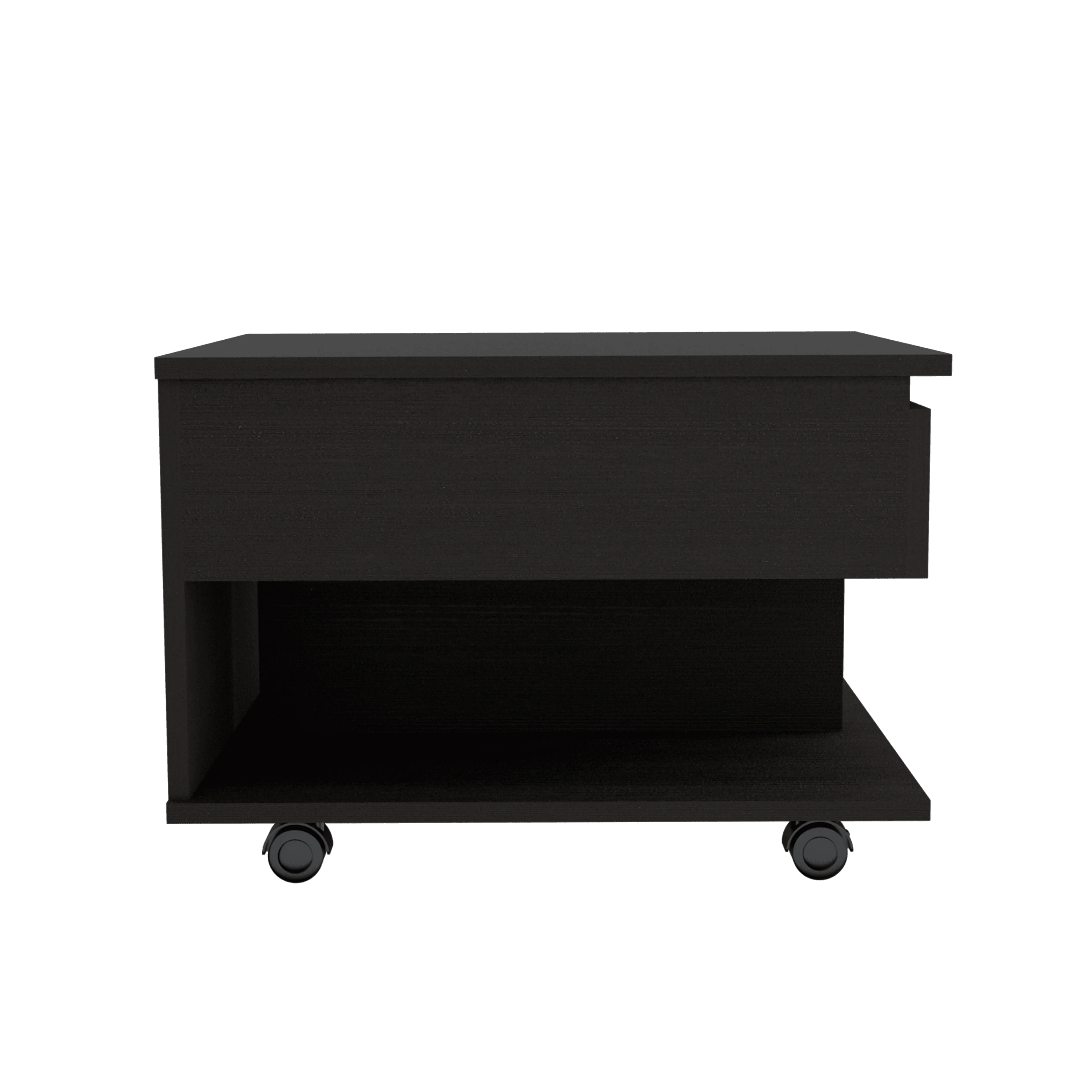 MESA AUXILIAR SALENTO, WENGUE, EXTENSIBLE CON GRAN CAPACIDAD DE ALMACENAMIENTO ZF - Image 3