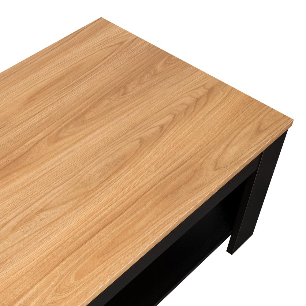 MESA DE CENTRO SENSI, WENGUE Y FRESNO EUROPEO, CON DISEÑO MODERNO ZF - Image 7
