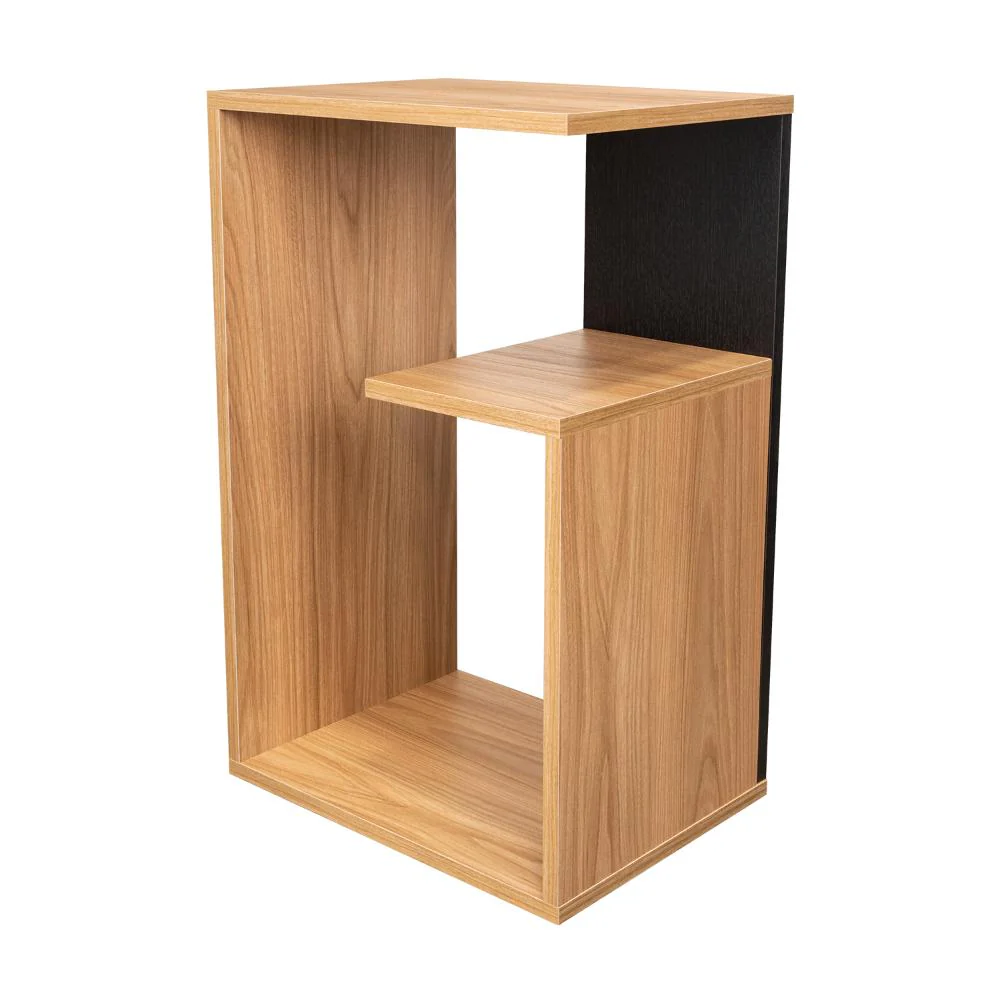 MESA DE NOCHE EVERT, FRESNO EUROPEO Y WENGUE, CON DISEÑO MODERNO Y ESPACIO PARA UBICAR OBJETOS - Image 12