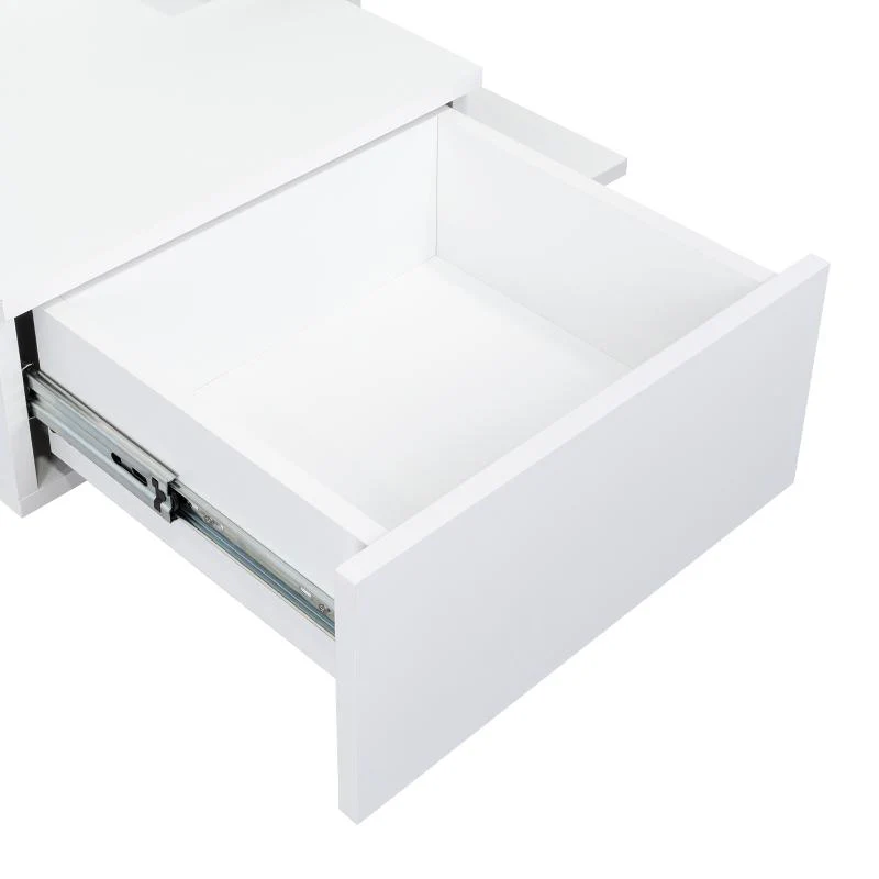 MESA FLOTANTE RECIBIDOR VIENA, BLANCO, CON UN CAJÓN - Image 13