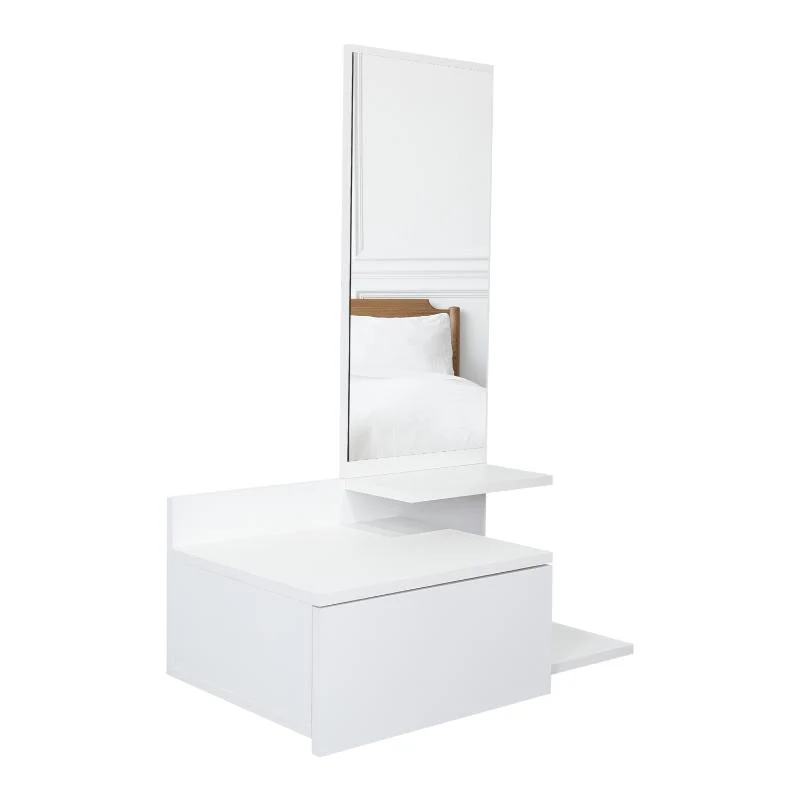 MESA FLOTANTE RECIBIDOR VIENA, BLANCO, CON UN CAJÓN - Image 8