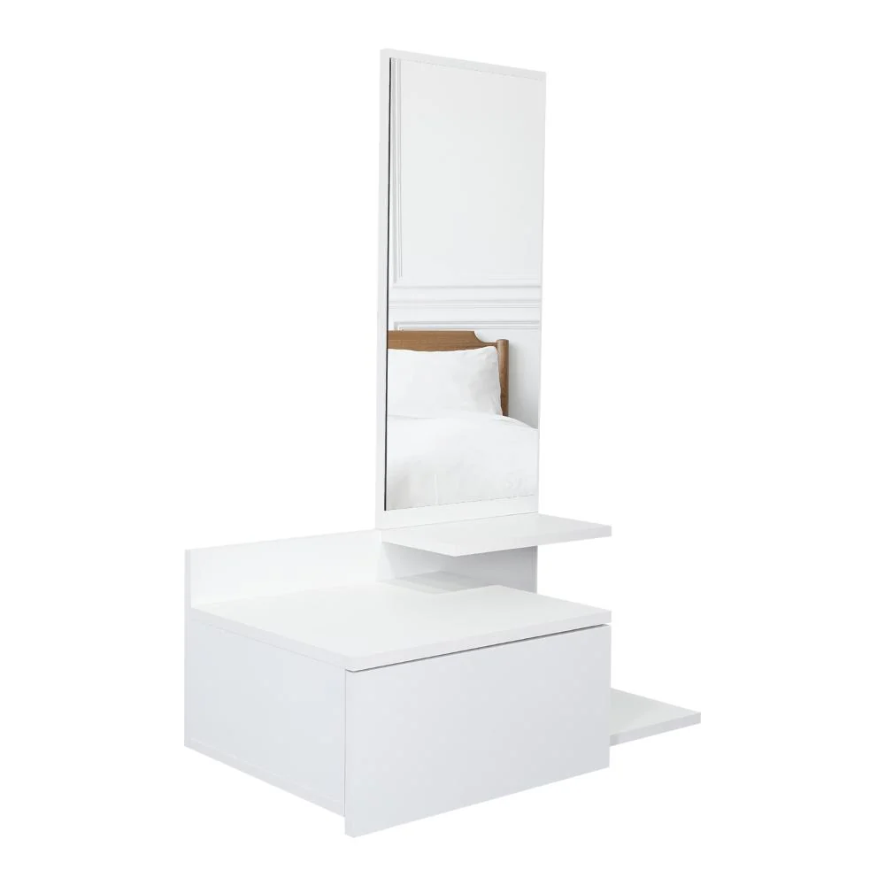 MESA FLOTANTE RECIBIDOR VIENA, BLANCO, CON UN CAJÓN ZF - Image 7