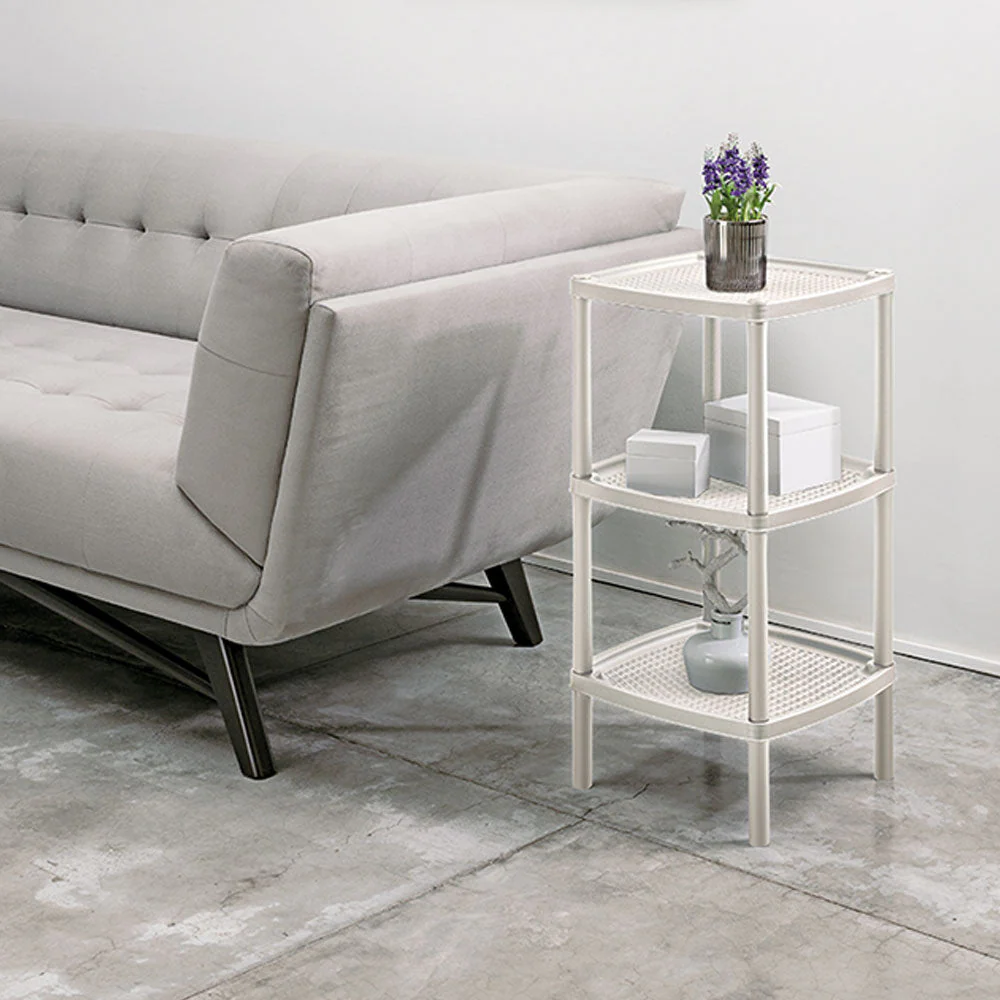Mesa Multiusos Cuadrada de 3 Niveles Taupe - Image 4
