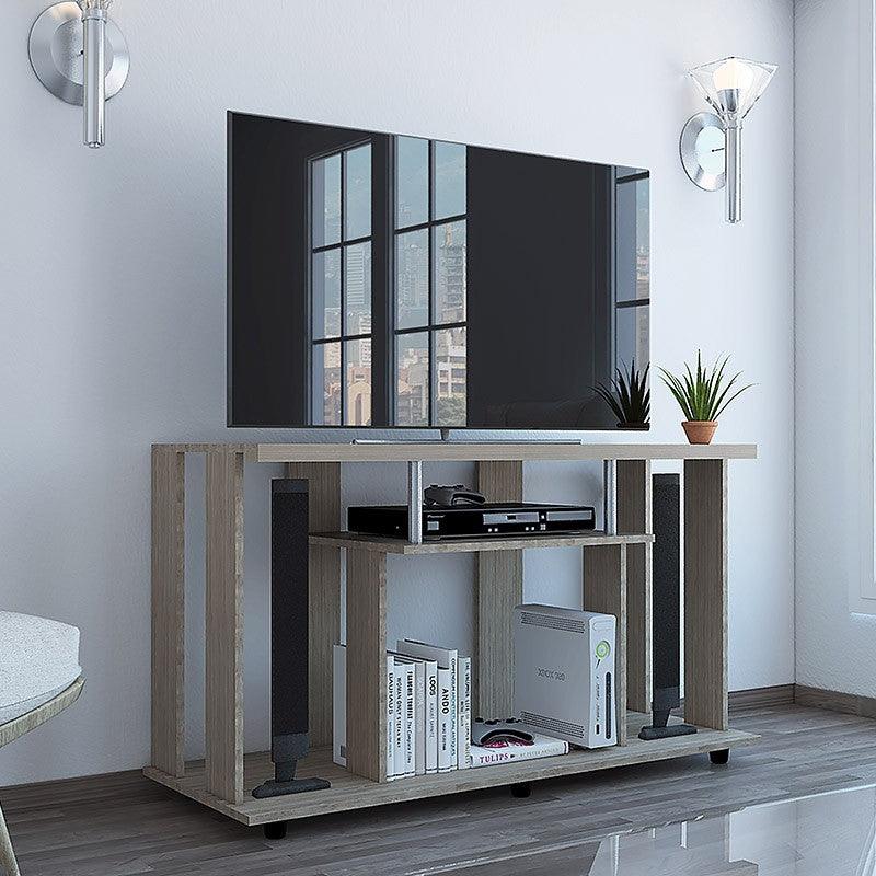 MESA PARA TV ALPIN, MIEL, CON ESPACIO PARA TELEVISOR DE HASTA 50 PULGADAS - Image 3