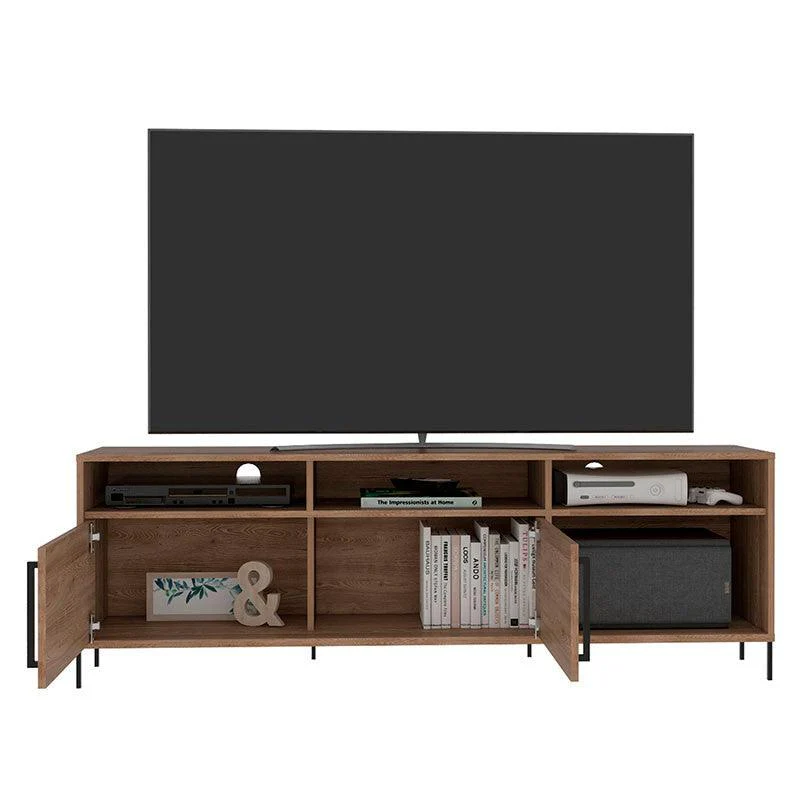 MESA PARA TV AME, MIEL, CON ESPACIO PARA TELEVISOR DE HASTA 65 PULGADAS - Image 2