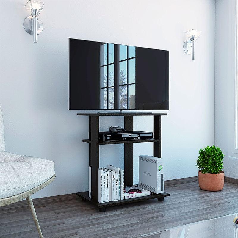 MESA PARA TV BONAIRE, WENGUE, CON ESPACIO PARA TELEVISOR DE HASTA 22 PULGADAS