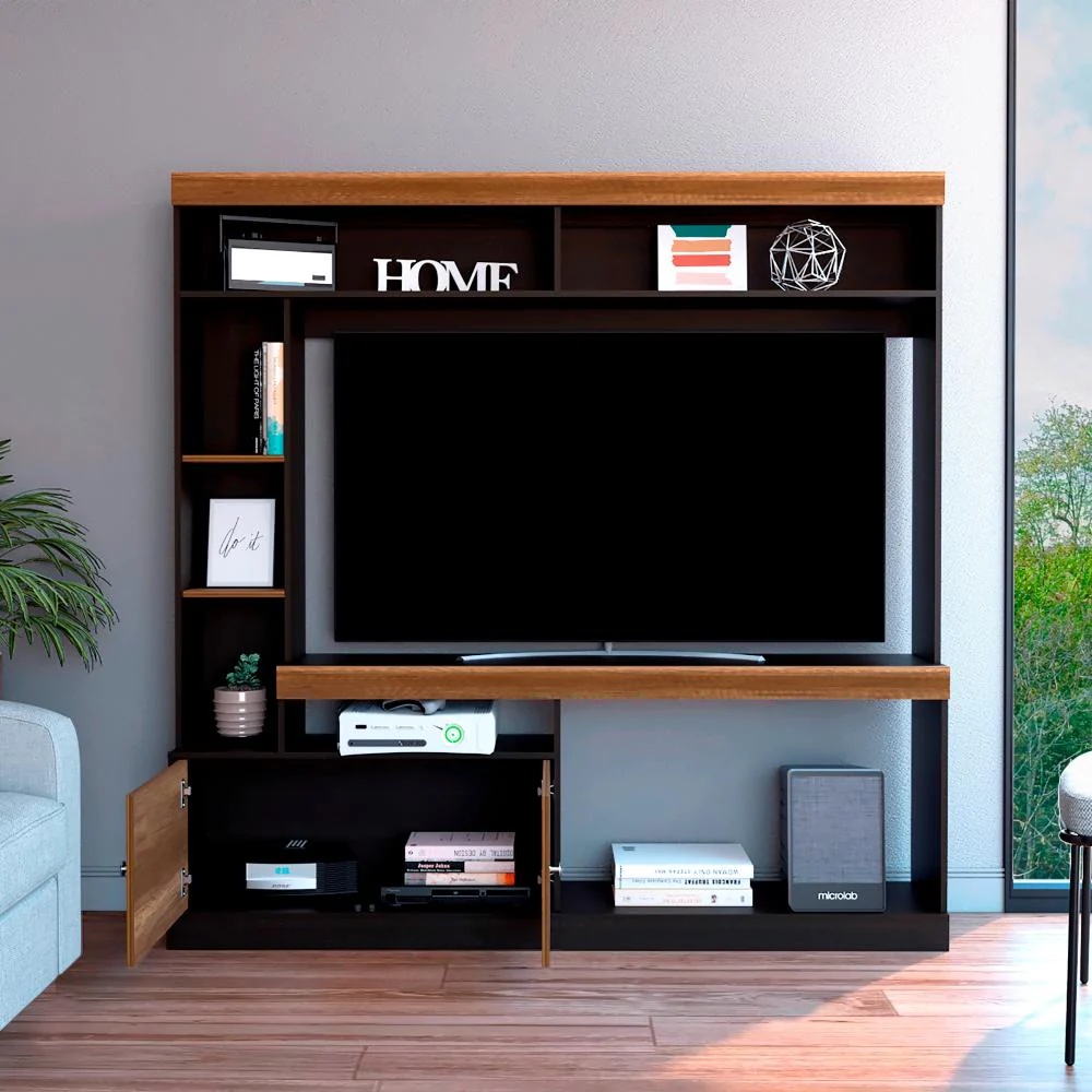 MESA PARA TV CLASIC, WENGUE Y COBRE, PARA TELEVISOR DE 55 PULGADAS - Image 6