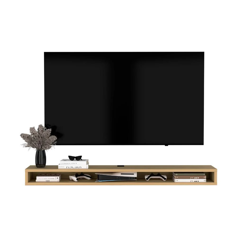MESA PARA TV FLOTANTE RALF, FRESNO EUROPEO, CON UN DISEÑO CONTEMPORÁNEO - Image 2