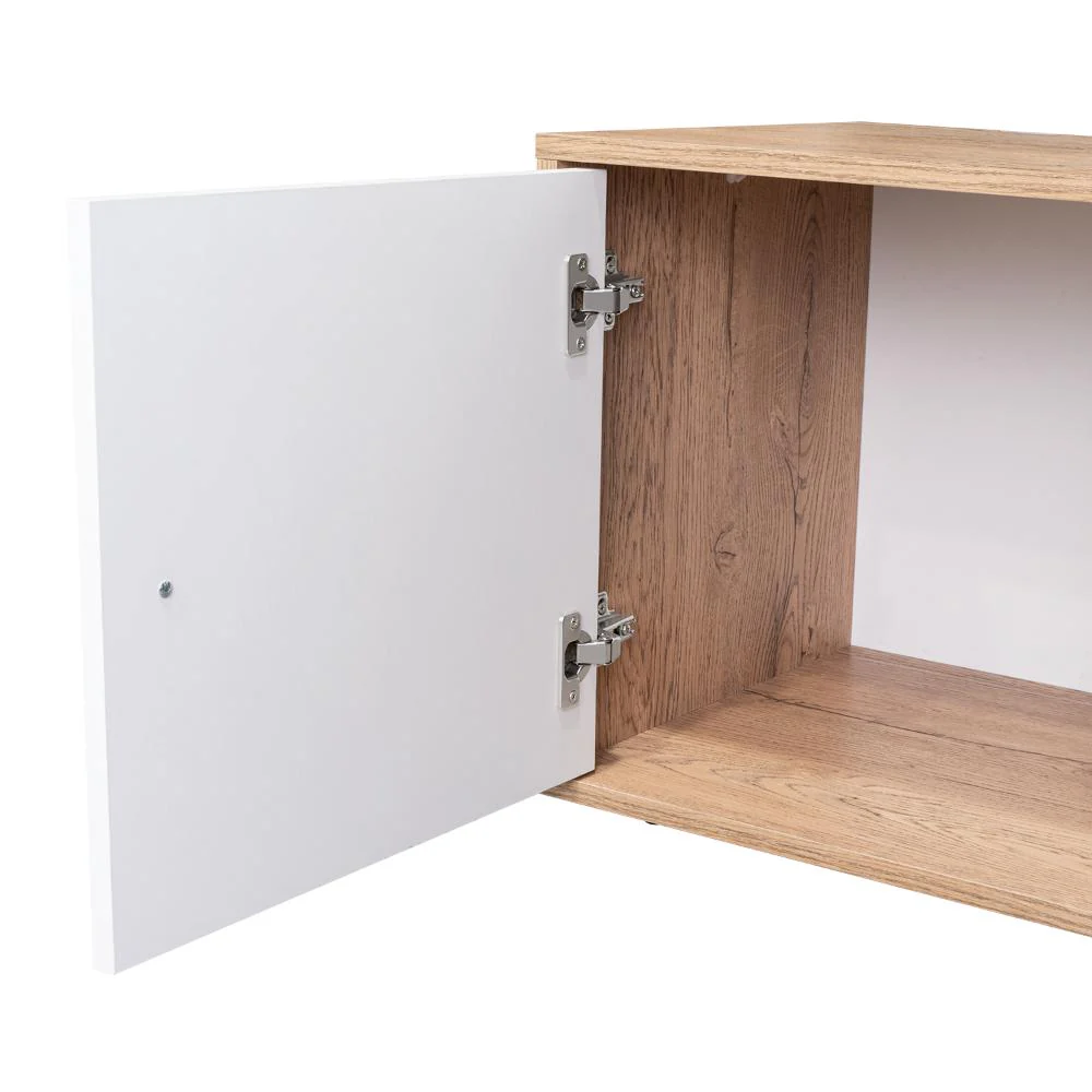 MESA PARA TV NOAH, MACADAMIA Y BLANCO VAINILLA, PARA TV DE HASTA 55 PULGADAS - Image 12