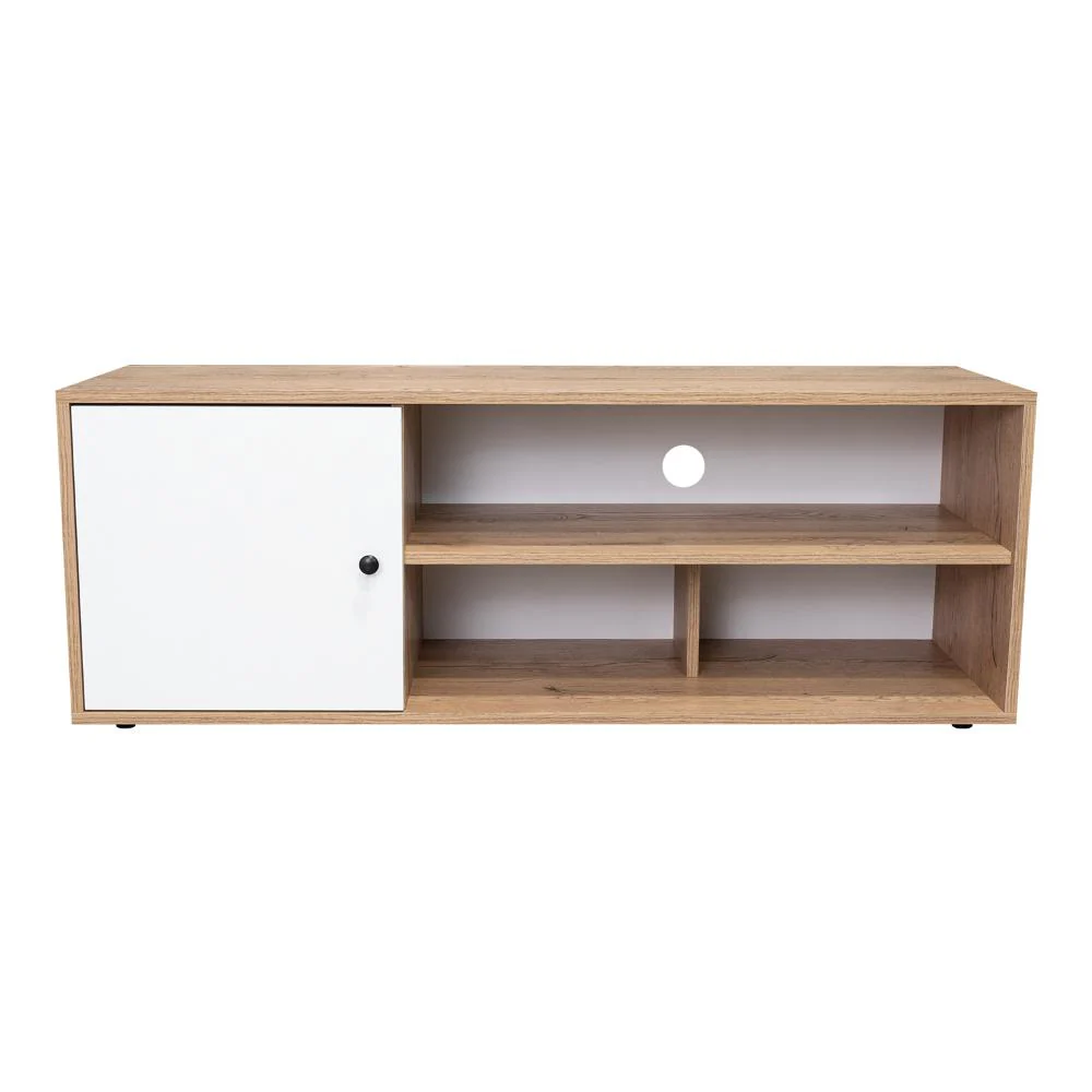MESA PARA TV NOAH, MACADAMIA Y BLANCO VAINILLA, PARA TV DE HASTA 55 PULGADAS - Image 7