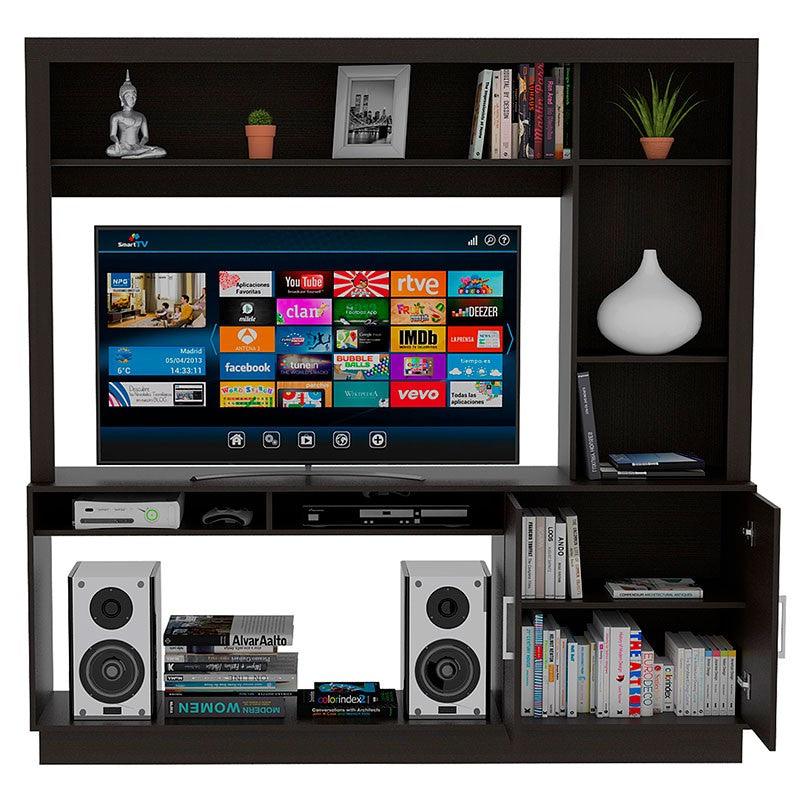 MESA PARA TV ROMEO, WENGUE, CON ESPACIO PARA TELEVISOR DE 50 PULGADAS - Image 2