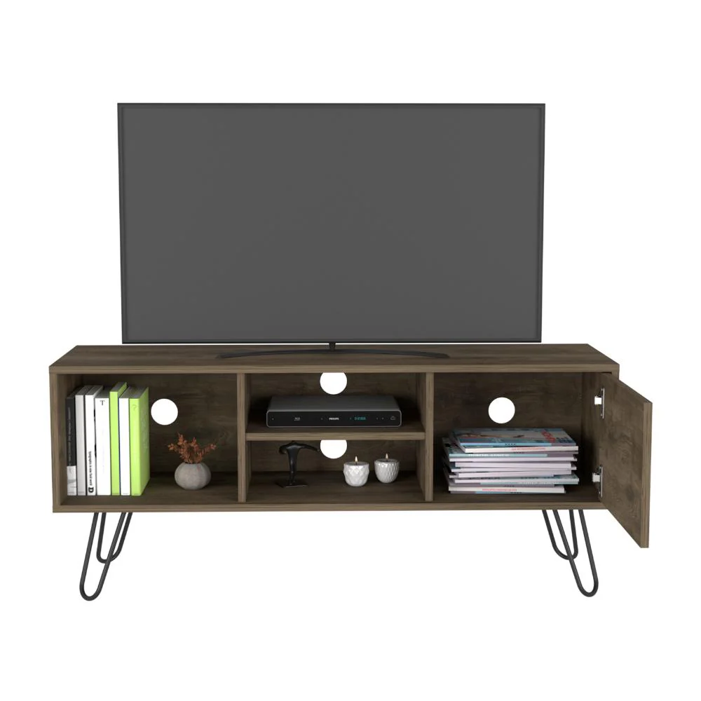 MESA PARA TV RONY, NOGAL, CON ESPACIO PARA TELEVISOR DE HASTA 50 PULGADAS - Image 4