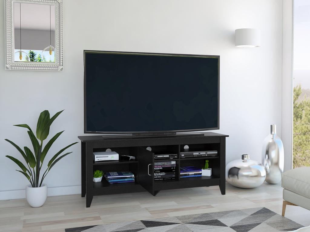 MESA PARA TV SARUME, WENGUE, CON PUERTA 65 PULGADAS - Image 4