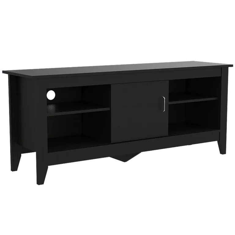 MESA PARA TV SARUME, WENGUE, CON PUERTA 65 PULGADAS - Image 5