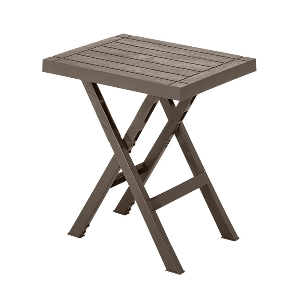 Mesa Plegable Rectangular Barú Mocca