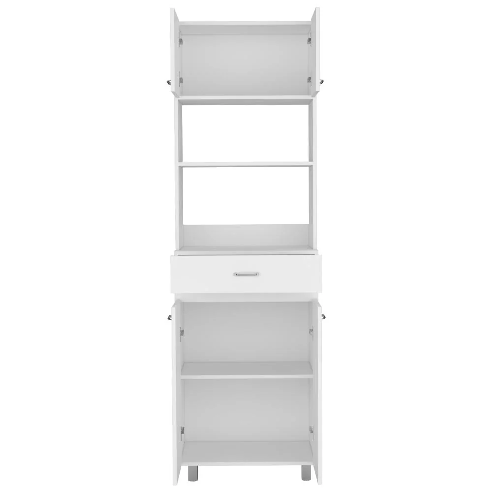 MODULO MICROONDAS CARBE, BLANCO, CON AMPLIOS ESPACIOS PARA GUARDAR ALIMENTOS ZF - Image 6