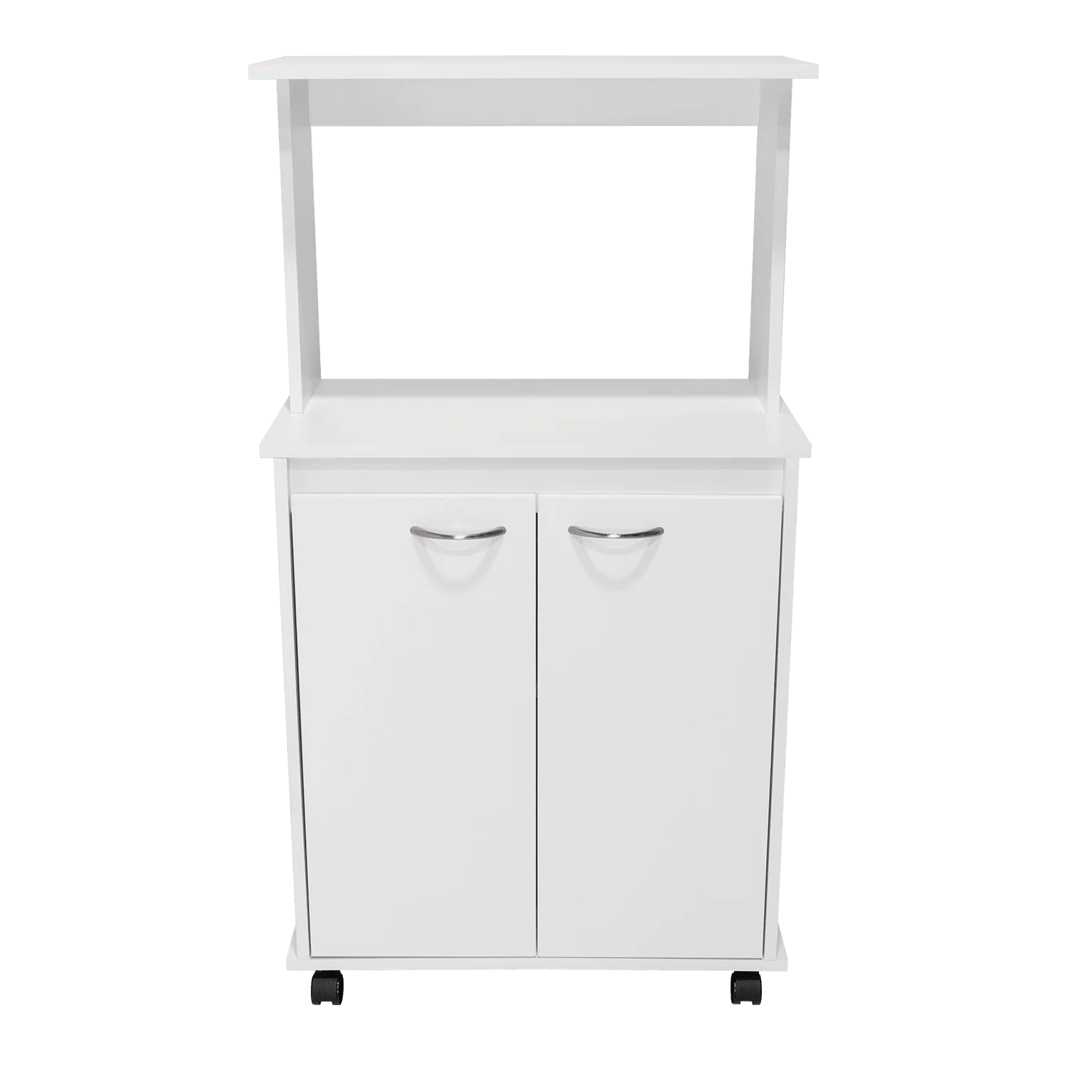 MÓDULO MICROONDAS PALMA, BLANCO, CON DOS PUERTAS ABATIBLES Y RODACHINAS PARA SU FÁCIL DESPLAZAMIENTO - Image 9