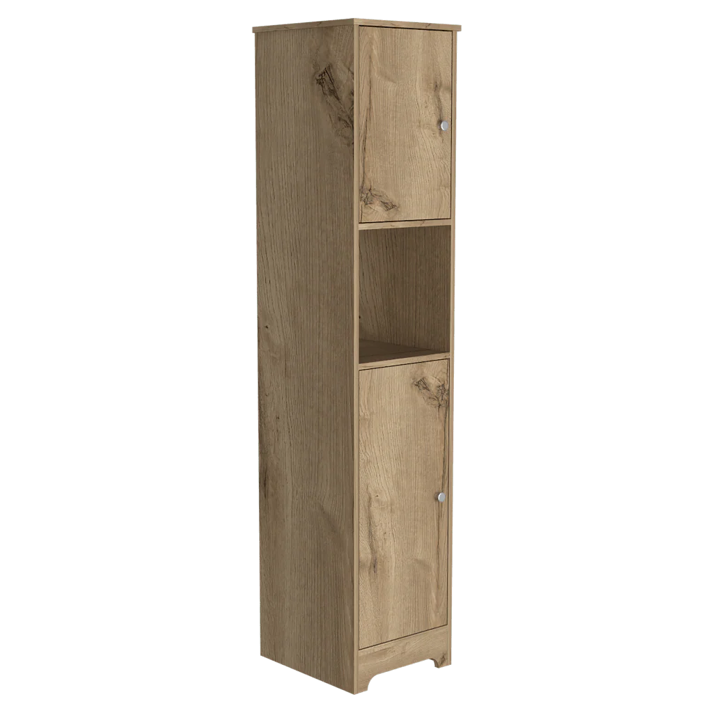 MUEBLE AUXILIAR DE BAÑO IBIS, CAFÉ CLARO, CON DOS PUERTAS BATIENTES   ZF - Image 6