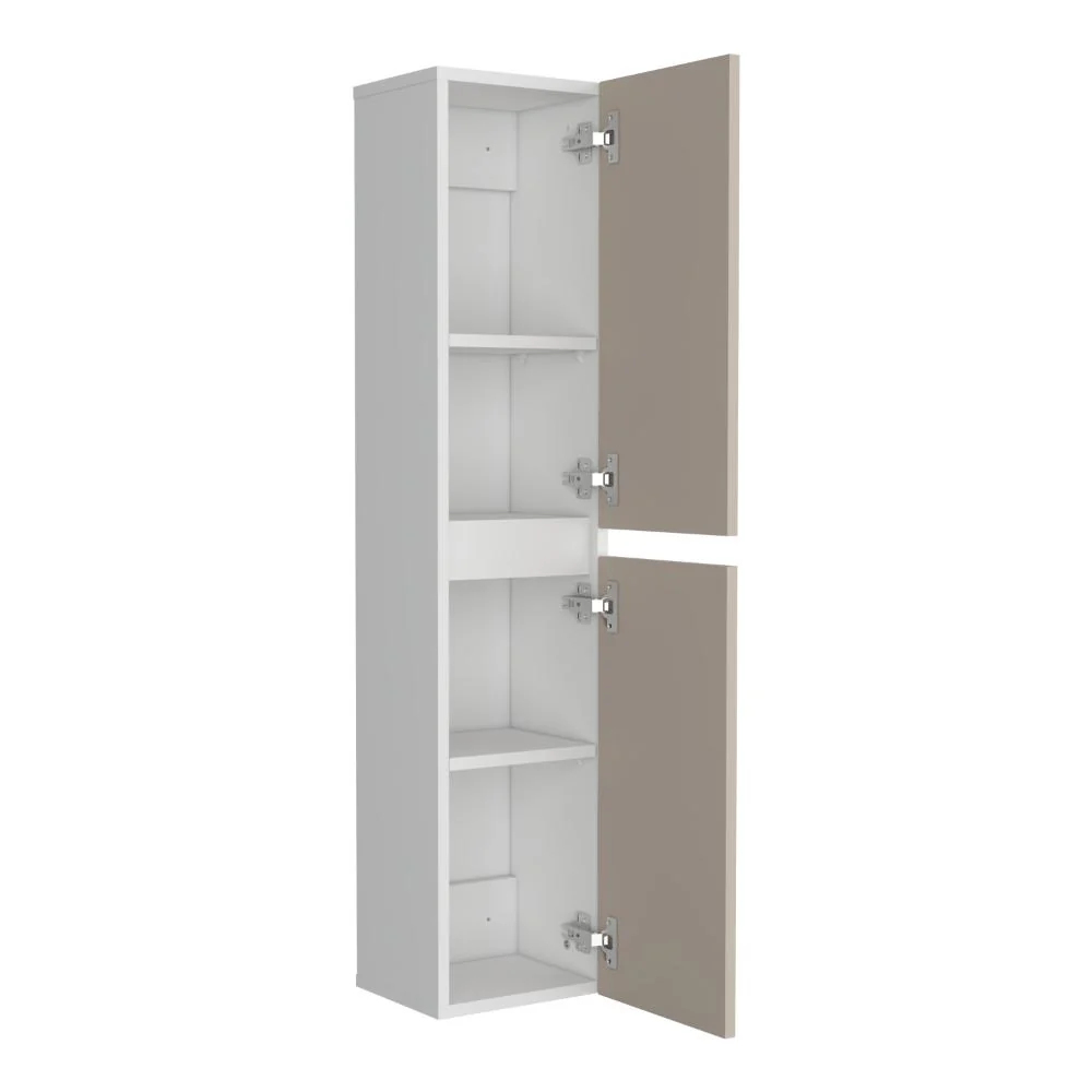 MUEBLE AUXILIAR PARA BAÑO HIGH, CAPRI Y KRONOS BLANCO, CON ESPACIO PARA ALMACENAR OBJETOS Y ES DE FACIL INSTALACIÓN ZF - Image 5