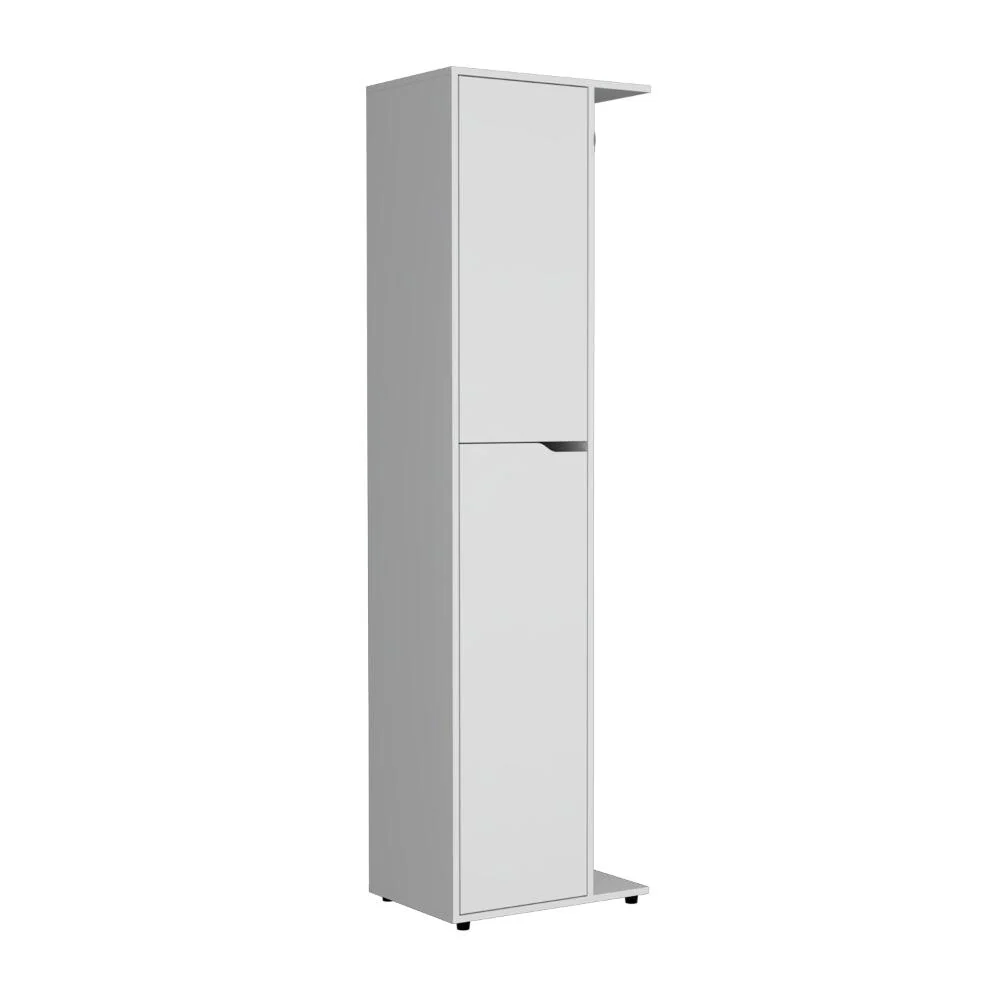 MUEBLE DE ASEO CRUELLA, BLANCO, INCLUYE COLGADOR PARA ESCOBAS ZF - Image 4