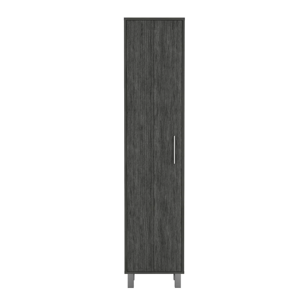 MUEBLE DE ASEO JALISCO, GRIS, GRAN ESPACIO PARA ALMACENAR ARTICULOS DE ASEO, CON COLGADERO DE ESCOBAS ZF - Image 5