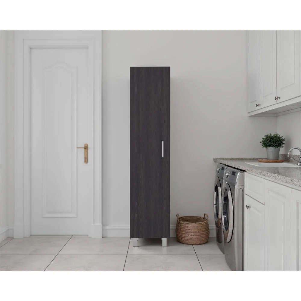 Mueble de Aseo Vinto,  Wengue, Con colgador de escobas ZF - Image 5