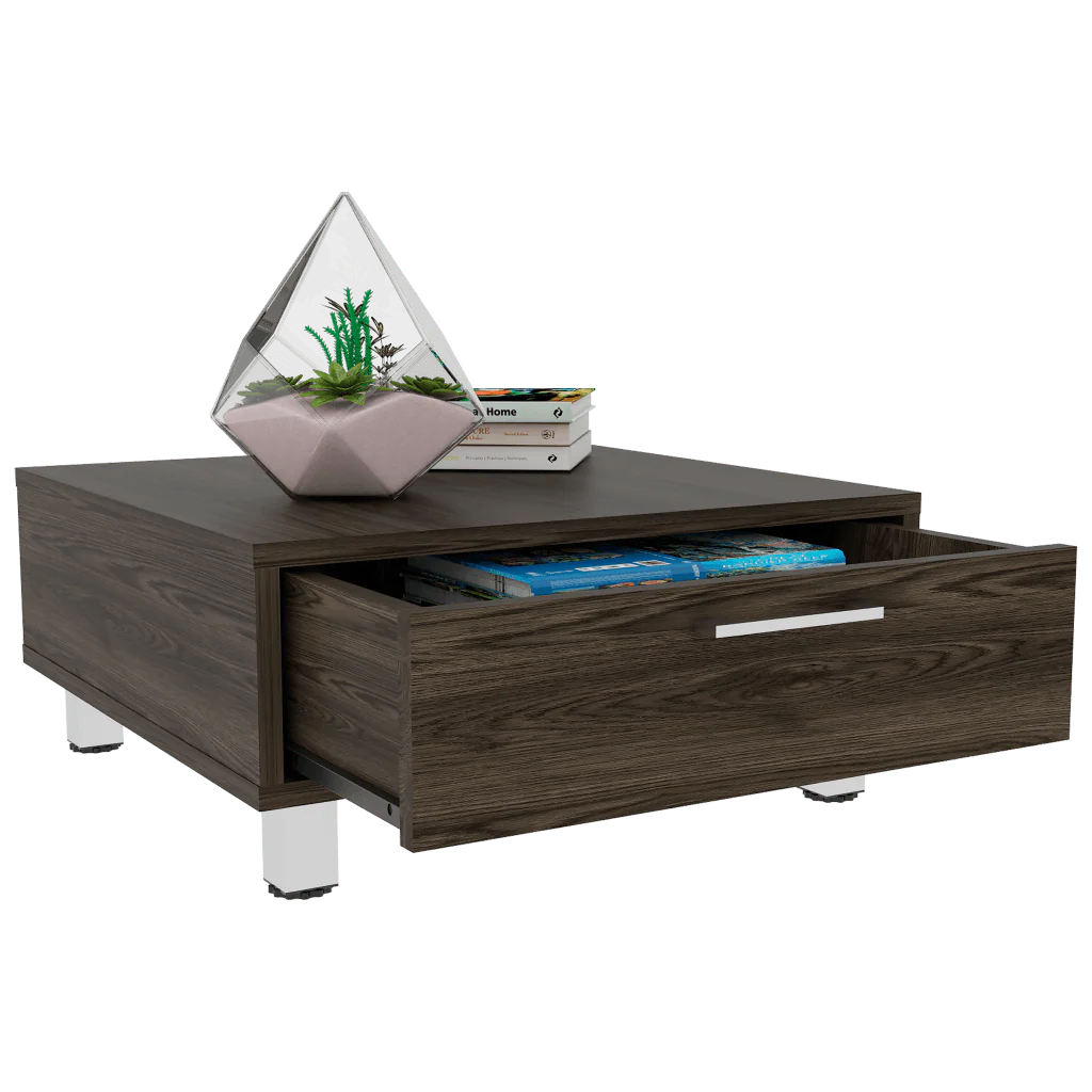 MUEBLE MULTIUSOS ASCHER, CHOCOLATE, CON UN CAJÓN - Image 3