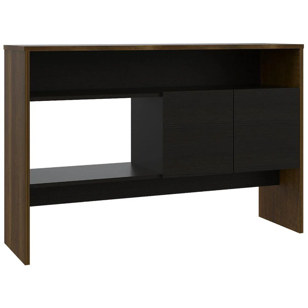 MUEBLE MULTIUSOS CLASIC, COBRE Y WENGUE, CON DOS PUERTAS Y DOS ENTREPAÑOS - Image 5