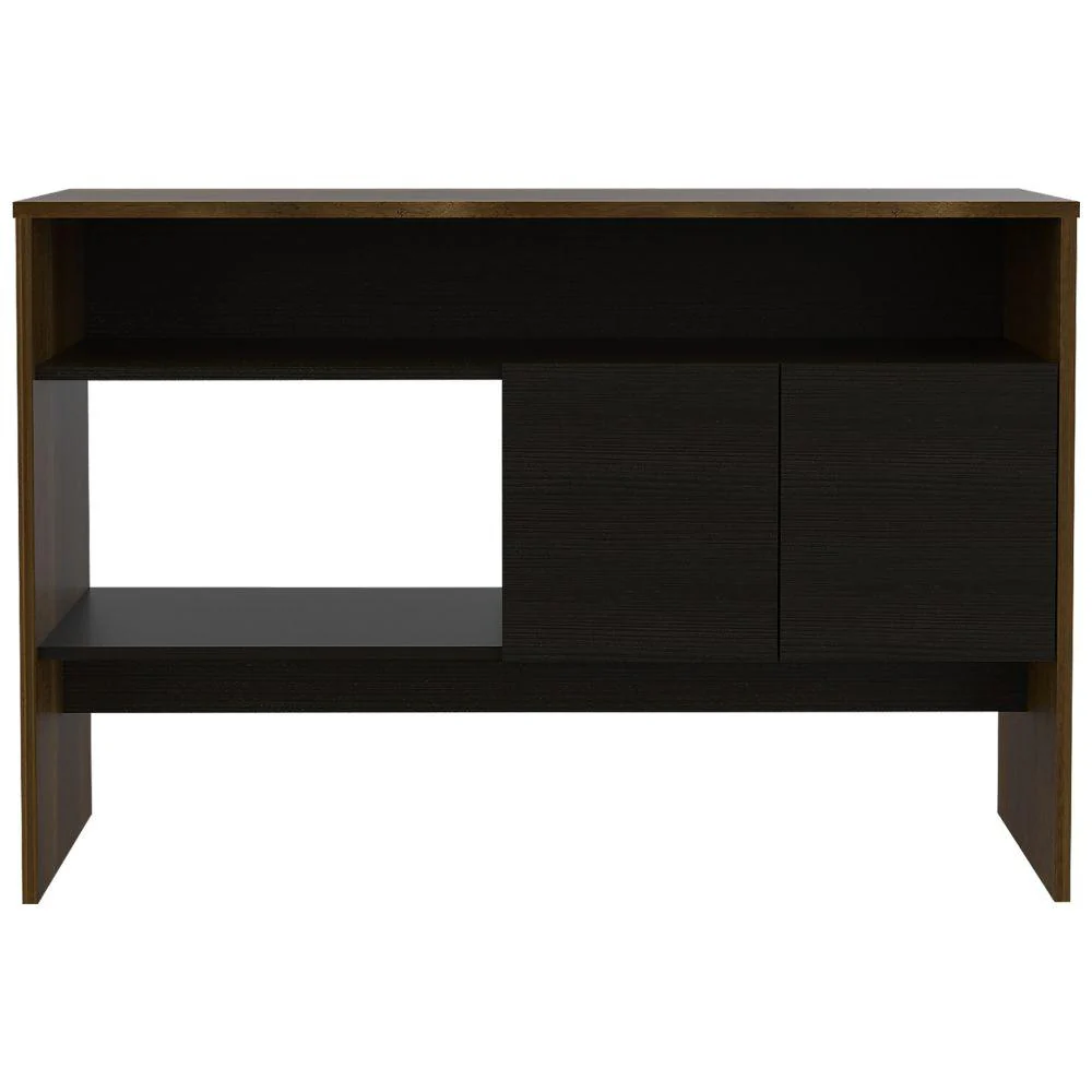 MUEBLE MULTIUSOS CLASIC, COBRE Y WENGUE, CON DOS PUERTAS Y DOS ENTREPAÑOS - Image 6