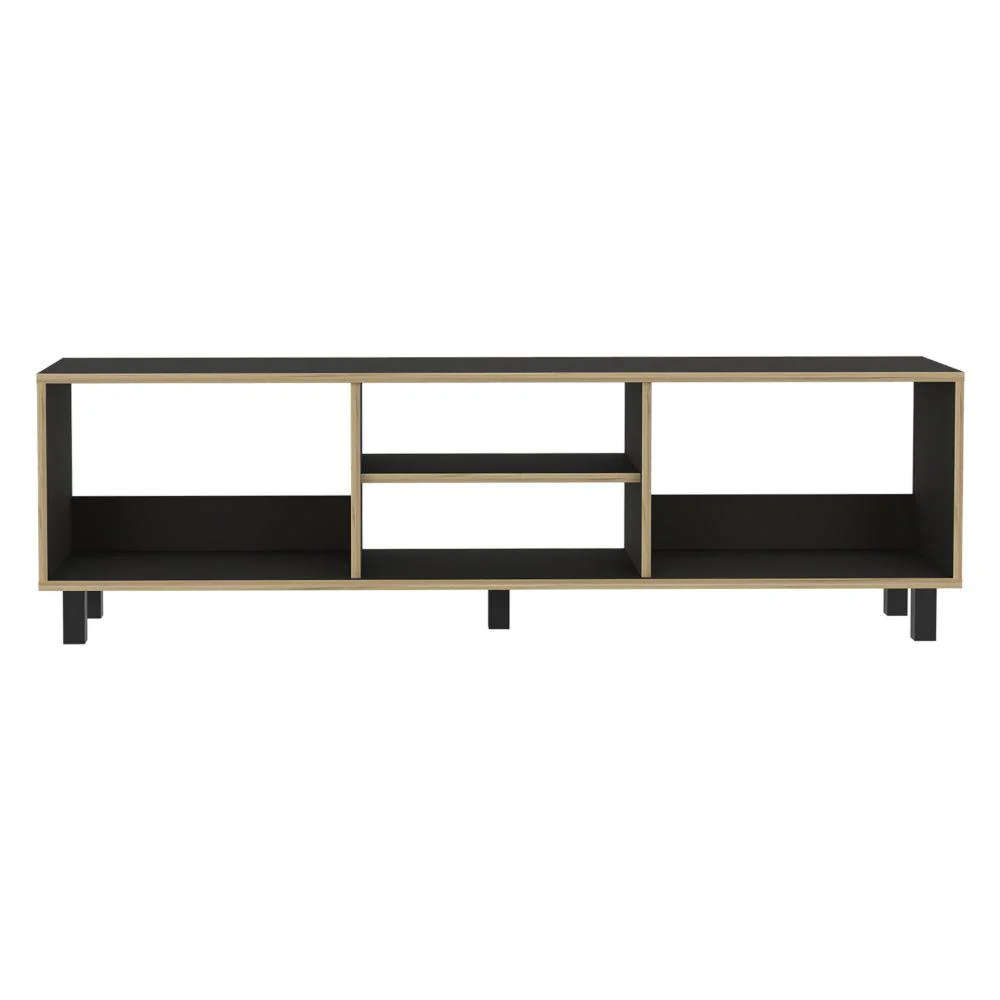 MUEBLE MULTIUSOS TUNEZ, WENGUE Y CAFÉ CLARO PARA TELEVISOR HASTA 70 PULGADAS - Image 5